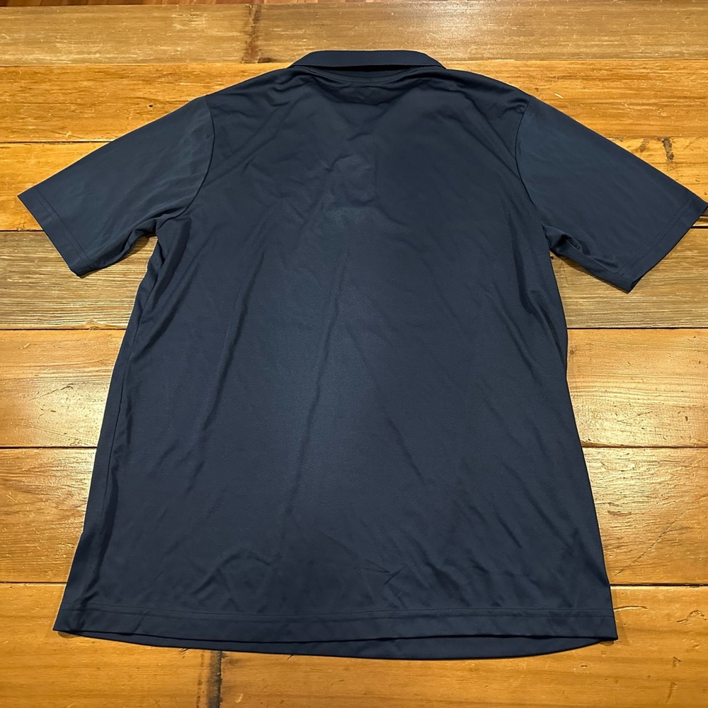Captivating Men's Syracuse University Short-Sleeve Navy Blue Polo Size XL - Picture 2 of 4